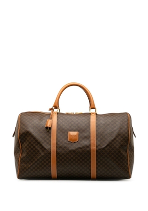 Céline Pre-Owned 2011 Celine Macadam canvas travel bag - Brown