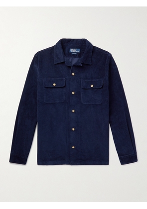 Polo Ralph Lauren - Convertible-Collar Cotton-Corduroy Shirt - Men - Blue - XS