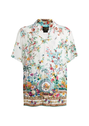 Camilla Modal Floral Short-Sleeve Shirt