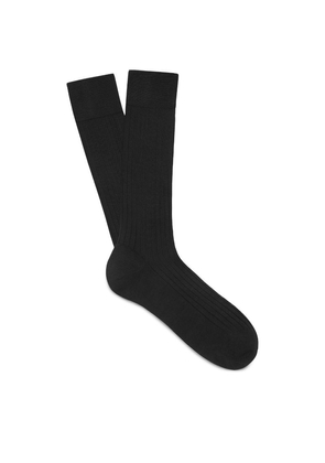 Zegna Cotton Ribbed Socks