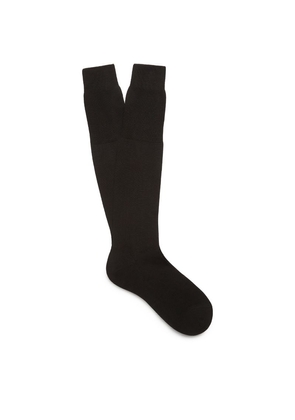 Zegna Cotton Knee Socks