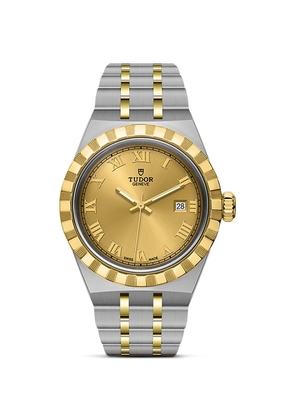 Tudor Royal Stainless Steel And Yellow Gold Watch 28Mm