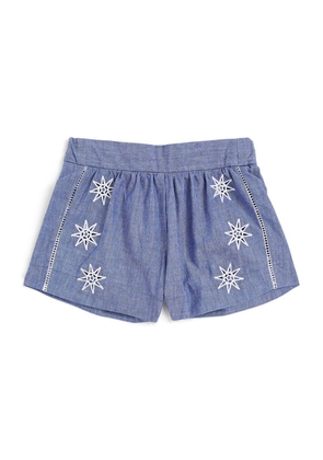 Chloé Kids Chambray Shorts (6-18 Months)