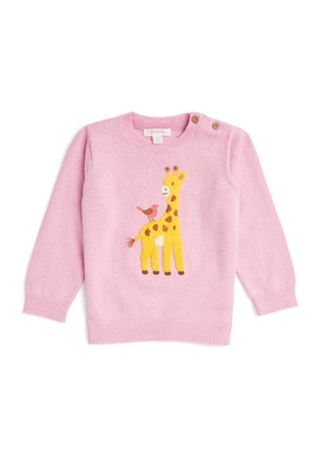 Purebaby Cotton Giraffe Sweater (0-24 Months)