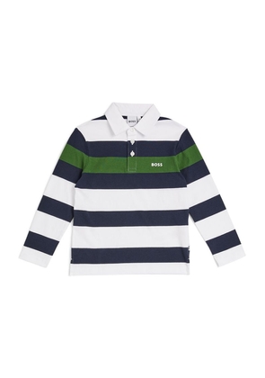 Boss Kidswear Logo Stripe Polo Shirt (4-16 Years)