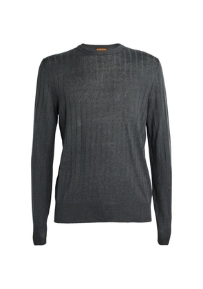 Barena Linen-Cotton Rib-Knit Sweater