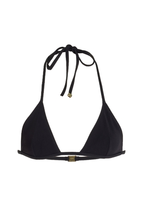 Éterne - Exclusive Thea Triangle String Bikini Top - Black - S - Moda Operandi