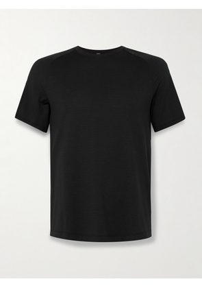 Lululemon - License to Train Stretch Recycled-Mesh T-Shirt - Men - Black - S