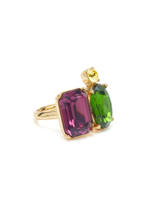 Oscar de la Renta - Cloudy Resin Crystal Ring - Purple - OS - Moda Operandi - Gifts For Her