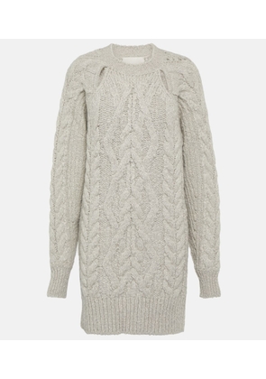 Isabel Marant Nazae cable-knit mini sweater dress