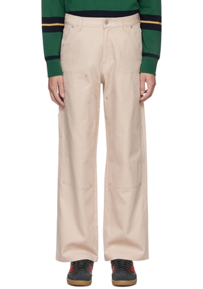 Tommy Jeans Beige Carpenter Trousers