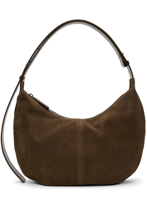 Nothing Written Brown Leather Shoulder Bag