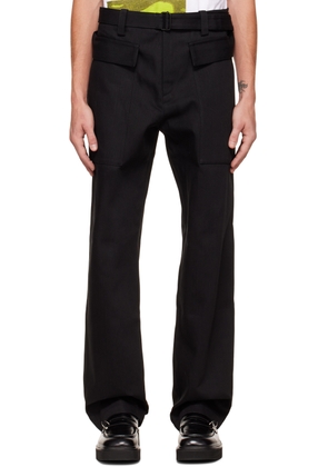 T/SEHNE SSENSE Exclusive Black Belted Jeans