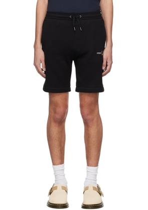 Fred Perry Black Embroidered Shorts