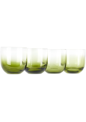 Tom Dixon Green Tank Whiskey Glasses Gift Set, 4 pcs
