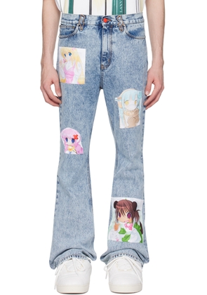 Members of the Rage Blue Anime Patch Jeans