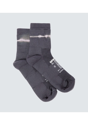 Satisfy Tie-dye wool-blend socks