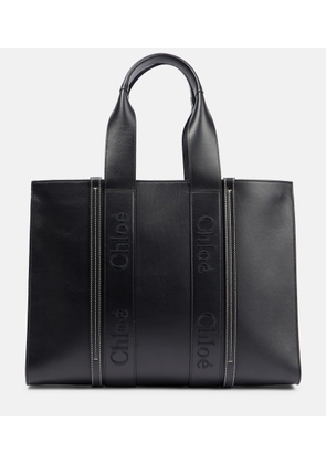 Chloé Woody Large leather tote