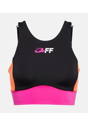 Off-White Logo sports bra