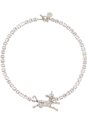 Marni Silver Deer Charm Necklace