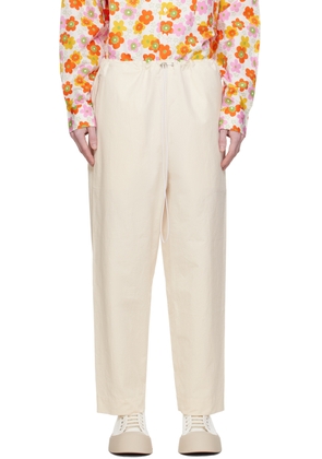 Camiel Fortgens White Simple Trousers