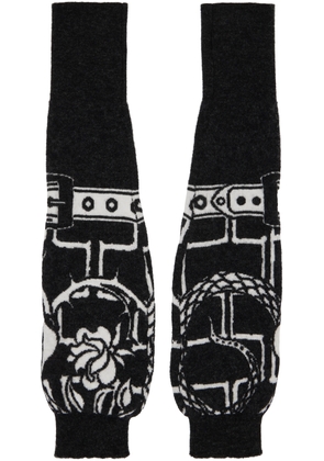 Vivienne Westwood Gray Armour Arm Warmers