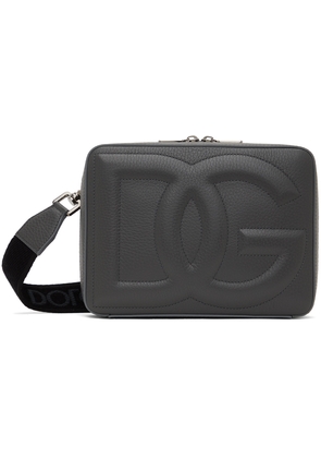Dolce & Gabbana Gray Embossed Bag