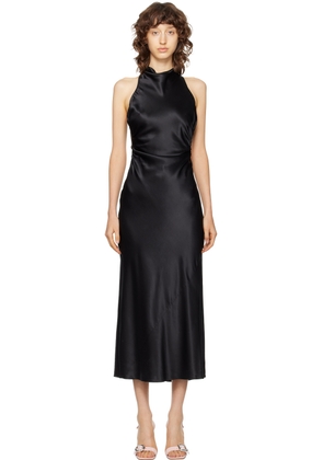 Reformation Black Casette Maxi Dress