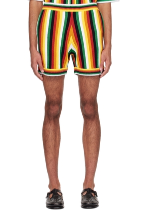 Casablanca Multicolor Striped Shorts