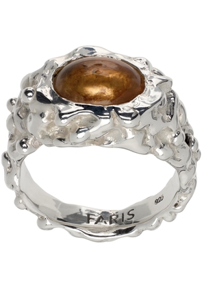 FARIS Silver Roca Eye Ring