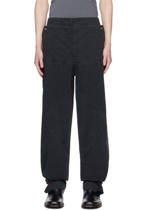 Dion Lee Black Shell Trousers