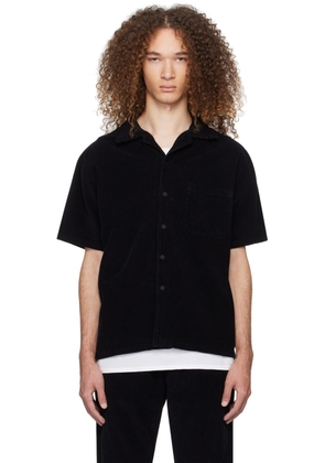 Les Tien Black Buttoned Shirt