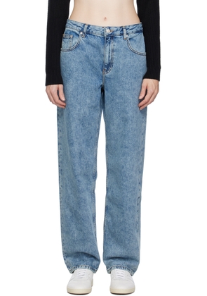 Moschino Jeans Blue Faded Jeans