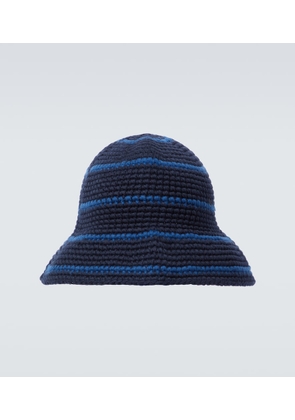 Our Legacy Tom Tom striped cotton crochet hat