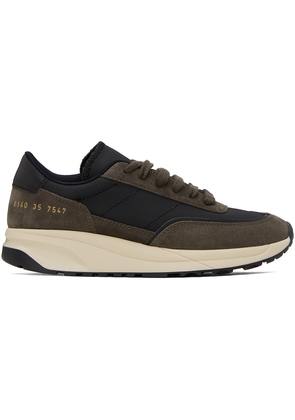 Common Projects Brown & Black Track Technical Sneakers