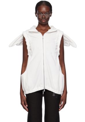 VeniceW SSENSE Exclusive White Wings Vest