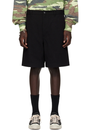 Acne Studios Black Regular Fit Shorts
