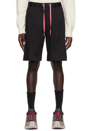 Moncler Black Drawstring Shorts