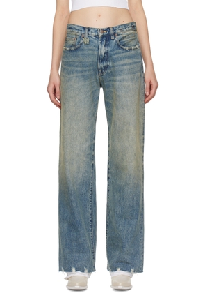 R13 Blue D'Arcy Loose Jeans
