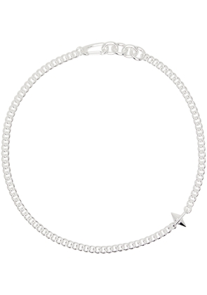 Martine Ali SSENSE Exclusive Silver Physi Spike Necklace
