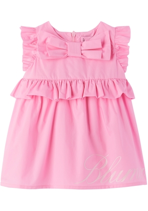 Miss Blumarine Baby Pink Ruffle Dress