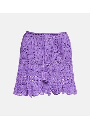 Anna Kosturova Crochet miniskirt