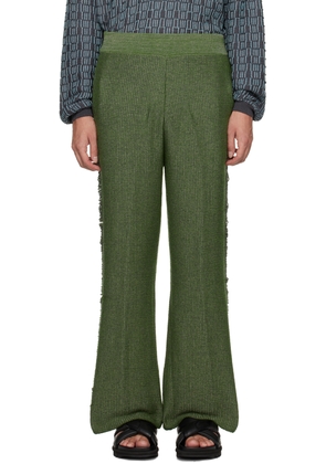 Isa Boulder Green Tips Trousers
