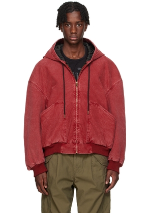 R13 Red Faded Jacket