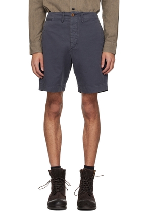 RRL Navy Garment-Dyed Shorts