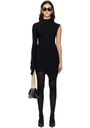 Balenciaga Black Spiral Minidress