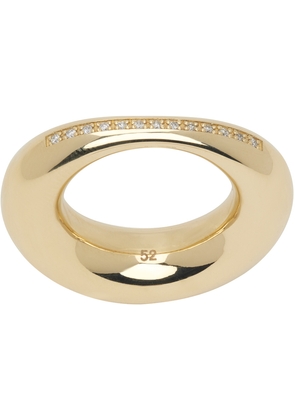 Lauren Rubinski Gold White Diamond Ring