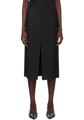 The Garment Black Pluto Midi Skirt
