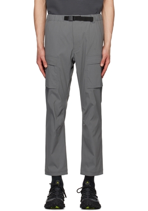 Goldwin Gray Cinch Belt Cargo Pants