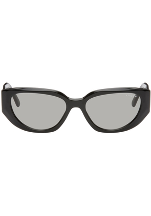 Vogue Eyewear Black Hailey Bieber Edition Hexagonal Sunglasses